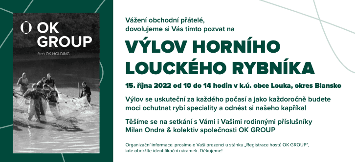 Pozvánka na výlov horního louckého rybníka