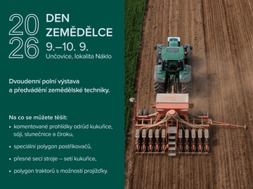 Pozvánka na Den Zemědělce Unčovice 2026